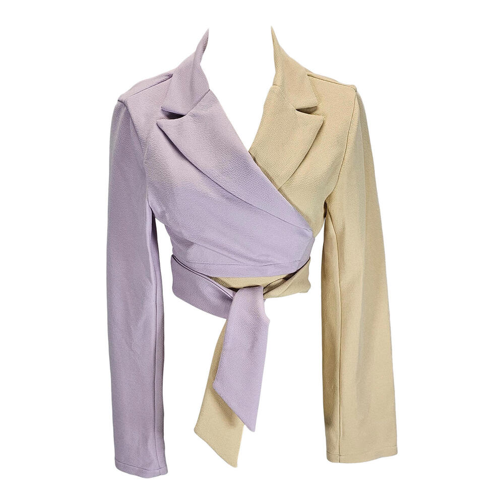 Shein Two-Tone Tango Wrap Jacket/L